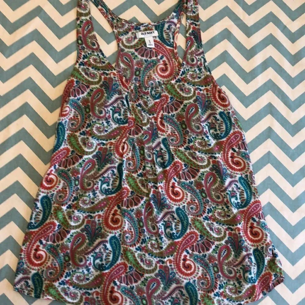 Racerback Paisely Tank